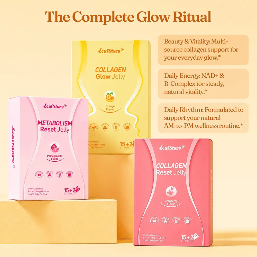Restoration Trio | Daily Glow & Balance Wellness Jellies