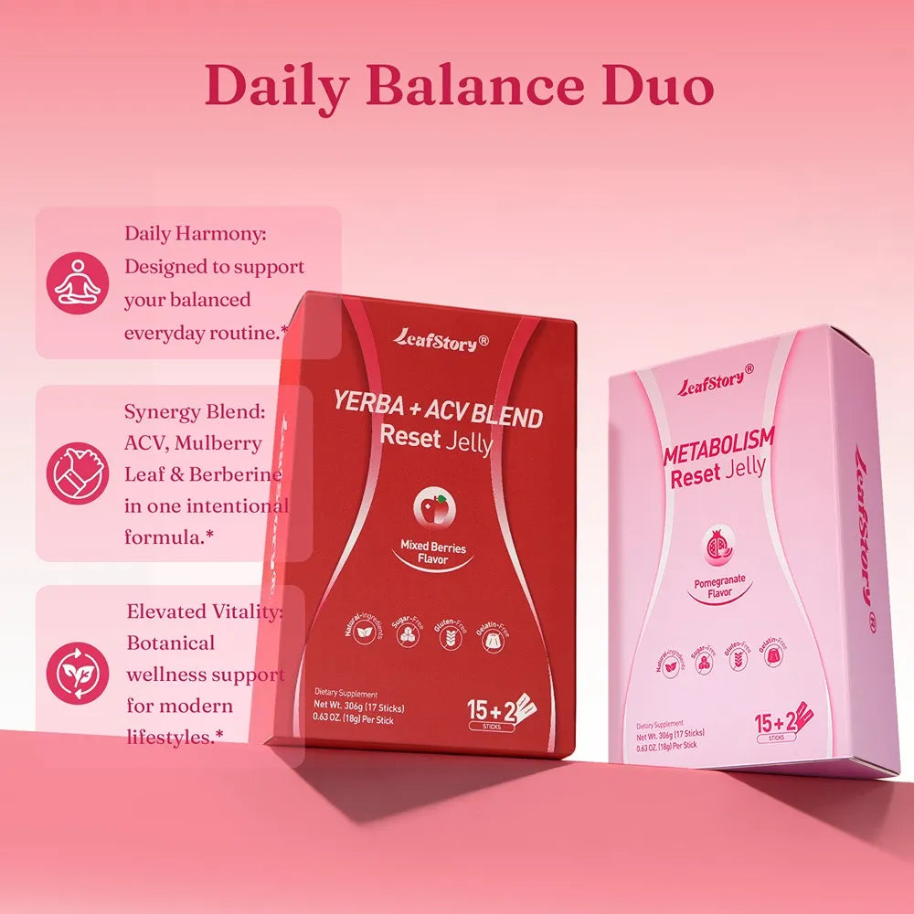 The Daily Wellness Jelly Duo: Vitality & Bloom Edition